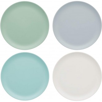 Colourworks 'Unbreakable' Melamine Side Plates, 23 cm - 'Classics' Colours (Set of 4)