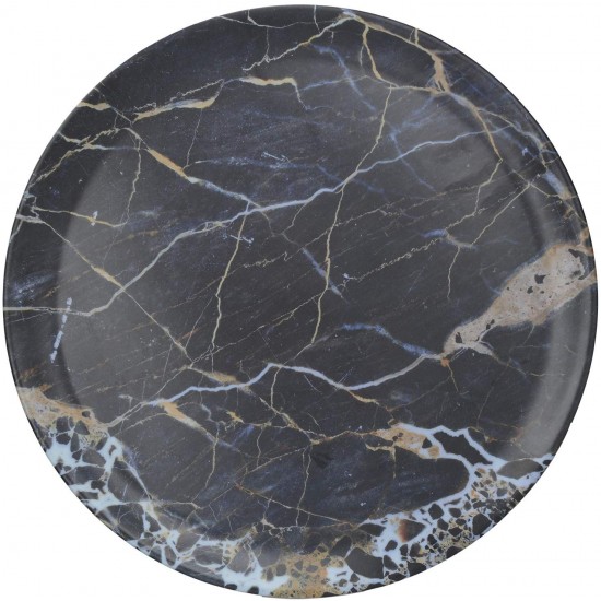 Shop quality Creative Tops  Navy Marble  Round Melamine Serving Tray with Decorative Print, 36 cm (14") - Navy Blue in Kenya from vituzote.com Shop in-store or online and get countrywide delivery!