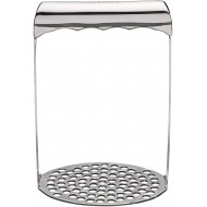 Kitchen Craft Short-Handled Round Potato Masher, 7 x 11 x 16 cm (3" x 4.5" x 6.5")