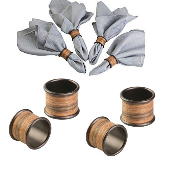 Shop quality InterDesign RealWood Napkin Rings for Home, Kitchen, Dining Room - Set of 4, Bronze/Rosewood Finish in Kenya from vituzote.com Shop in-store or online and get countrywide delivery!