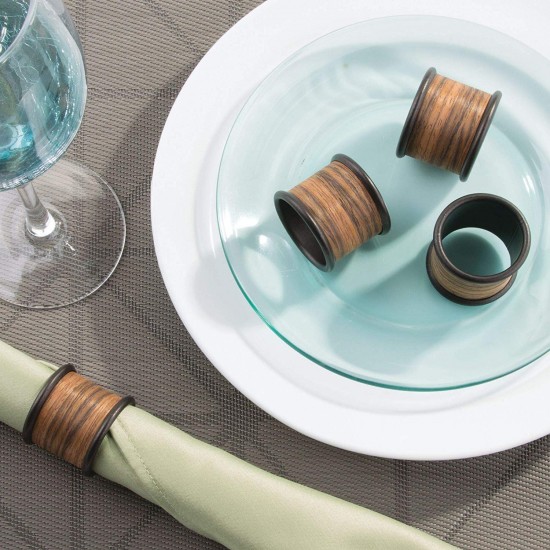 Shop quality InterDesign RealWood Napkin Rings for Home, Kitchen, Dining Room - Set of 4, Bronze/Rosewood Finish in Kenya from vituzote.com Shop in-store or online and get countrywide delivery!