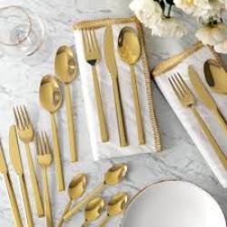 Mikasa Ciara Diseno 16 Piece Cutlery Set - Gold
