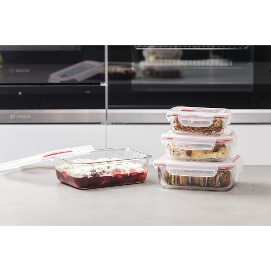 Tatay Airtight Food Container Borosilicate Glass, (dishwasher, fridge, freezer and microwave safe) 370ml, 1161509 Shop quality Tatay Airtight Food Container Borosilicate Glass, (dishwasher, fridge, freezer and microwave safe) 370ml in Kenya from vituzote.com Shop in-store or online and get countrywide delivery!