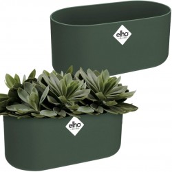 Elho Duo Flowerpot - Leaf Green - Indoor Flower Pot