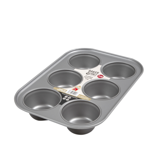 Shop quality Baker & Salt Jumbo Muffin Tin, 6 Cups - Cup diameter 9cm in Kenya from vituzote.com Shop in-store or get countrywide delivery!