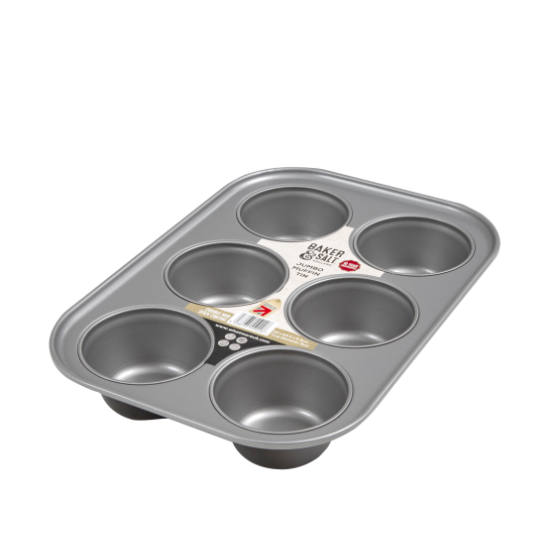 Baker & Salt Jumbo Muffin Tin, 6 Cups - Cup diameter 9cm, 55900 Shop quality Baker & Salt Jumbo Muffin Tin, 6 Cups - Cup diameter 9cm in Kenya from vituzote.com Shop in-store or get countrywide delivery!