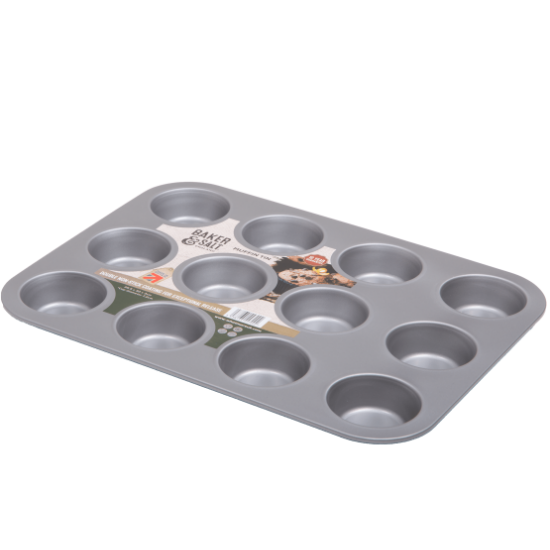 Shop quality Baker & Salt Non-Stick Muffin Tin, 12cup - Cup diameter 7.2cm in Kenya from vituzote.com Shop in-store or online and get countrywide delivery!