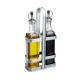 Industrial Kitchen Vintage-Style Glass Oil and Vinegar Cruet Set with Galvanised Steel Holder, INDOILVIN2PC Shop quality Industrial Kitchen Vintage-Style Glass Oil and Vinegar Cruet Set with Galvanised Steel Holder in Kenya from vituzote.com Shop in-store or online and get countrywide delivery!