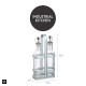 Industrial Kitchen Vintage-Style Glass Oil and Vinegar Cruet Set with Galvanised Steel Holder, INDOILVIN2PC Shop quality Industrial Kitchen Vintage-Style Glass Oil and Vinegar Cruet Set with Galvanised Steel Holder in Kenya from vituzote.com Shop in-store or online and get countrywide delivery!