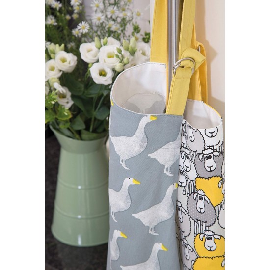 Shop quality Kitchen Craft  Goose  Adjustable 100 Cotton Novelty Cooking Apron - Grey / White in Kenya from vituzote.com Shop in-store or online and get countrywide delivery!