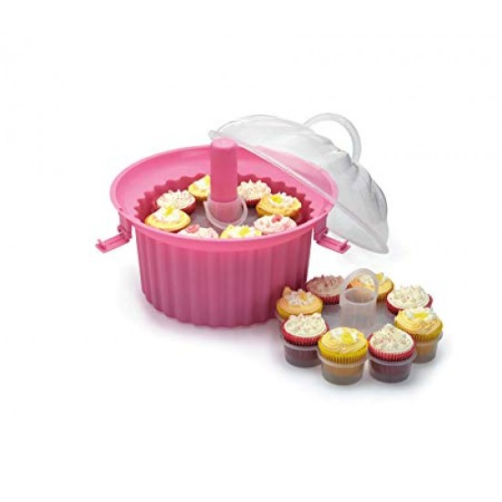 Shop quality Sweetly Does It Cupcake Carrier with Novelty Cake Shaped Caddy, 3 Tier, Plastic - Pink in Kenya from vituzote.com Shop in-store or online and get countrywide delivery!