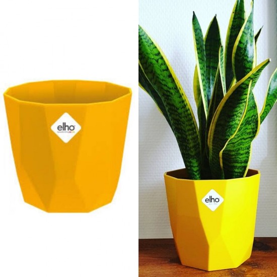 Shop quality Elho Geometric 14cm Indoor Flowerpot - Ochre in Kenya from vituzote.com Shop in-store or online and get countrywide delivery!