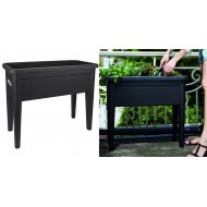 Elho Green Basics Grow Table Planter, Living Black
