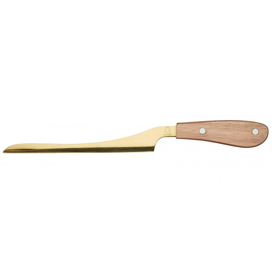 Artesà Luxury Stainless Steel Brie Knife with Acacia Wooden Handle & Brass Finish, 32 cm (12.5"), ARTCHSKNIFELG Shop quality Artesà Luxury Stainless Steel Brie Knife with Acacia Wooden Handle & Brass Finish, 32 cm (12.5") in Kenya from vituzote.com Shop in-store or get countrywide delivery!