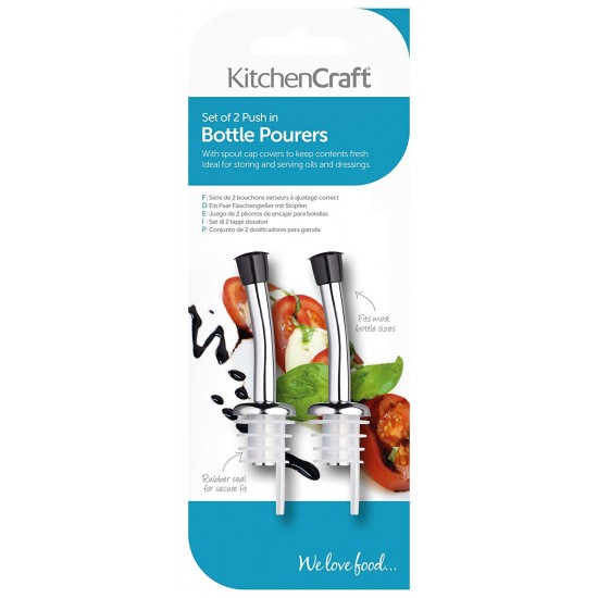 Kitchen Craft Free-Flow Metal Bottle Pourers, 9 cm (Pack of 2), KCBOTPOUR Shop quality Kitchen Craft Free-Flow Metal Bottle Pourers, 9 cm (Pack of 2) in Kenya from vituzote.com Shop in-store or online and get countrywide delivery!