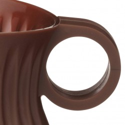 Sweetly Does It Chocolate Melting Pot, Silicone, Brown