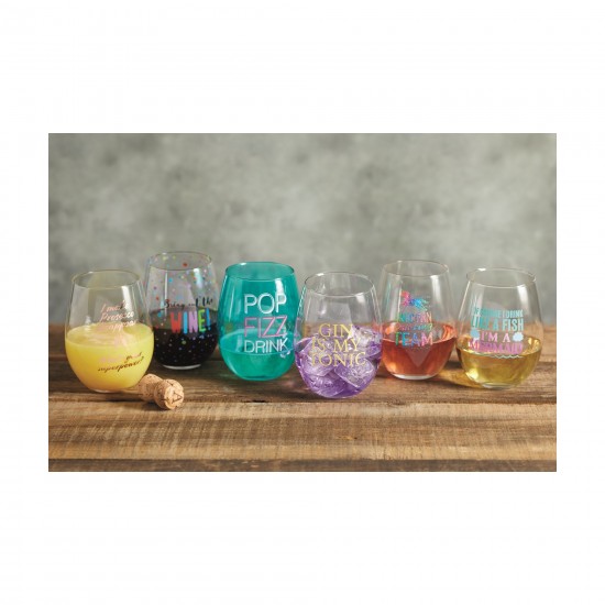 Shop quality Bar Craft Stemless Wine Glass - Assorted Designs  (sold per piece), 500ml in Kenya from vituzote.com Shop in-store or get countrywide delivery!