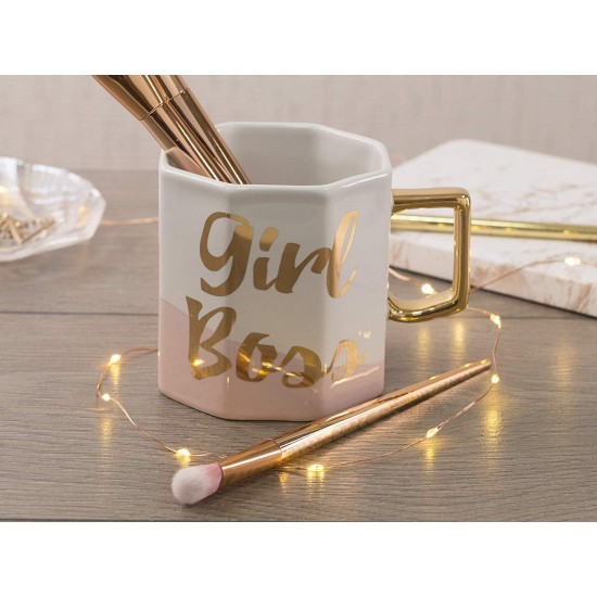 Shop quality Creative Tops Octagonal  Girl Boss  Ceramic Mug, 450ml in Kenya from vituzote.com Shop in-store or online and get countrywide delivery!