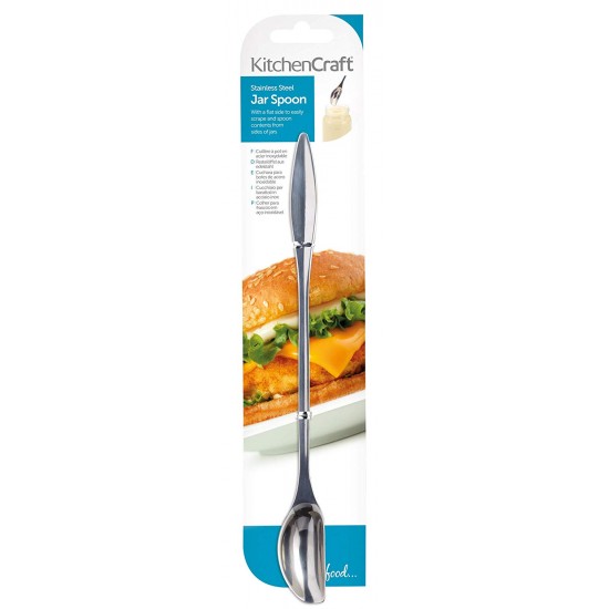 Shop quality Kitchen Craft Large Flat-Edge Stainless Steel Condiment Spoon, 22 cm (8½") - Perfect for mayo, jams and more in Kenya from vituzote.com Shop in-store or online and get countrywide delivery!