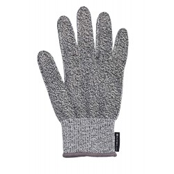 Master Class Cut Resistant Kitchen Safety Glove for Food Preparation, Grey, One Size Fits Most