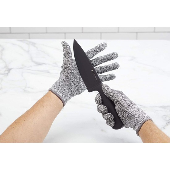 Master Class Cut Resistant Kitchen Safety Glove for Food Preparation, Grey, One Size Fits Most, MCSAFETYGLV Shop quality Master Class Cut Resistant Kitchen Safety Glove for Food Preparation, Grey, One Size Fits Most in Kenya from vituzote.com Shop in-store or online and get countrywide delivery!