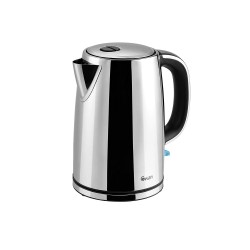 Swan Classic Jug Kettle, Polished Stainless Steel, 2200 Watts 1.7 Litres, Silver