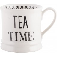 Creative Tops Bake Stir It Up Tankard Mug – Tea Time, Ceramic, Off White,280 ml