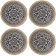 Shop quality Creative Tops Set of 4 Jute Placemats with Mandala Design, Natural Printed Hessian Round Table Mats, Blue in Kenya from vituzote.com Shop in-store or online and get countrywide delivery!