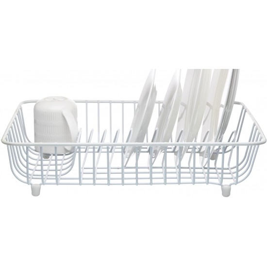 Shop quality Kitchen Craft Anti-Rust Plastic-Coated Metal Dish Drainer Rack, 45cm/ (17.5" x 14.5") - White in Kenya from vituzote.com Shop in-store or online and get countrywide delivery!