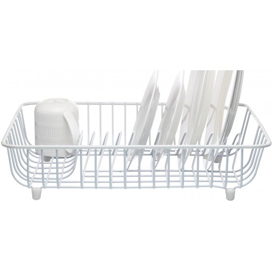 Kitchen Craft Anti-Rust Plastic-Coated Metal Dish Drainer Rack, 45cm/ (17.5" x 14.5") - White, KCDRAINPC Shop quality Kitchen Craft Anti-Rust Plastic-Coated Metal Dish Drainer Rack, 45cm/ (17.5" x 14.5") - White in Kenya from vituzote.com Shop in-store or online and get countrywide delivery!