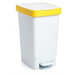 Tatay Pedal Dustbin Yellow, 25 litres