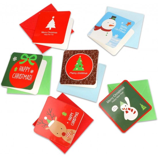Shop quality BPG Mini Greeting Merry Christmas Blank Note Cards - Assorted , 2.7x 2.7 Inches in Kenya from vituzote.com Shop in-store or online and get countrywide delivery!