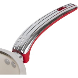 Swan Retro Cookware Pan Set Non-Stick Ceramic Coating, Aluminium, Red, 5 Piece