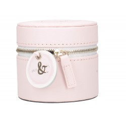 Creative Tops Faux Leather Travel Jewellery Case – Pink
