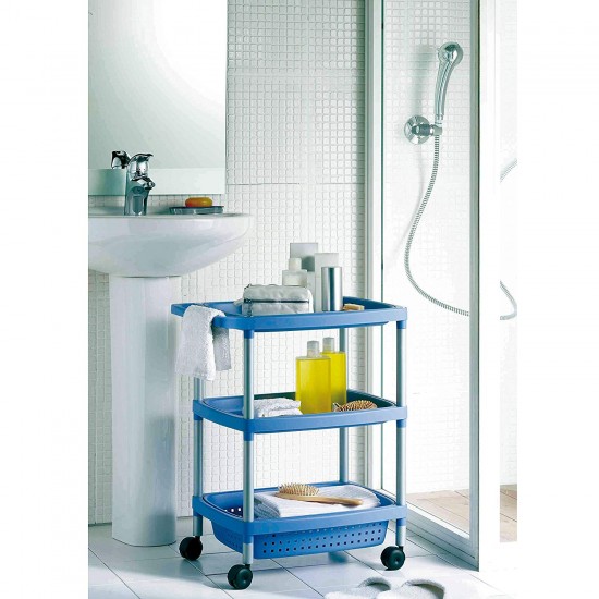 Shop quality Tatay Bathroom Trolley Blue - Supports upto 6KG in Kenya from vituzote.com Shop in-store or online and get countrywide delivery!
