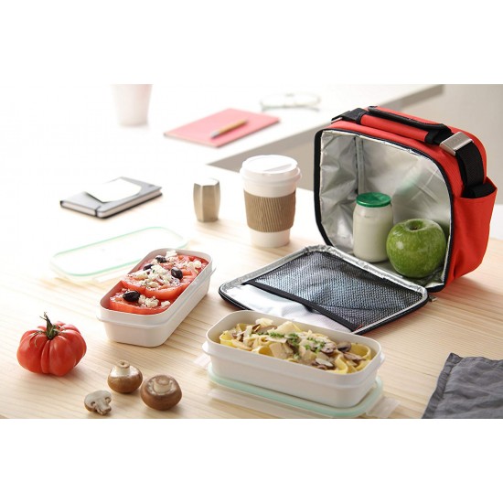Tatay Urban Food Kit - 3-Piece Set + Insulated Thermo Bag - Microwave & Fridge Safe & 2 BPA Free Containers Tatay Urban Food Kit - 3-Piece Set + Insulated Thermo Bag - Microwave & Fridge Safe & 2 BPA Free Containers