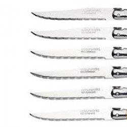 Colourworks 6 Piece Steak Knife Set