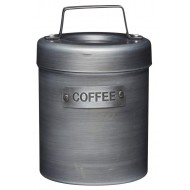 Industrial Kitchen Vintage-Style Metal Coffee Canister, 1 L