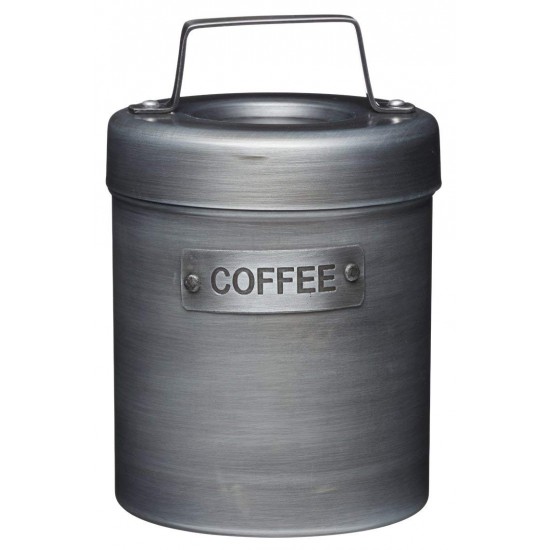 Industrial Kitchen Vintage-Style Metal Coffee Canister, 1 L, INDCOFFEE Shop quality Industrial Kitchen Vintage-Style Metal Coffee Canister, 1 L in Kenya from vituzote.com Shop in-store or online and get countrywide delivery!