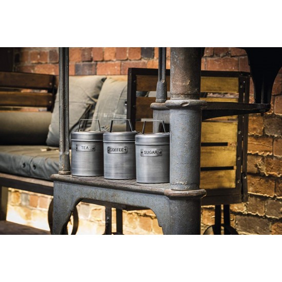 Industrial Kitchen Vintage-Style Metal Coffee Canister, 1 L, INDCOFFEE Shop quality Industrial Kitchen Vintage-Style Metal Coffee Canister, 1 L in Kenya from vituzote.com Shop in-store or online and get countrywide delivery!