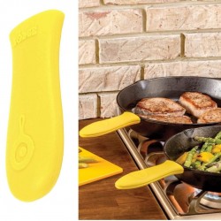 Lodge Silicone Hot Handle Holder - Yellow - Protects hands from heat up to 230 degrees C