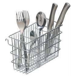 Kitchen Craft Cutlery Draining Basket/Caddy, Steel - Fits most dishracks