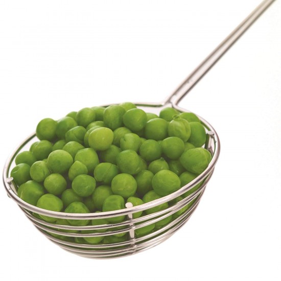Details about   2 x Pea Scoop  Pea Ladle Stainless Steel Wire 