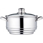 Kitchen Craft Universal-Steamer for 16 - 20 cm Pots, Stainless Steel