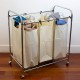 Shop quality Home Basics Triple Rolling Canvas Laundry Sorter Hamper on Wheels, Natural in Kenya from vituzote.com Shop in-store or online and get countrywide delivery!