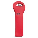 Built 1-Bottle Wine Tote, Red  (Carries Up to 1 Liter Wine ( Keep Cool or Room Temperature)