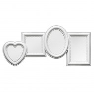 Premier Housewares 4 Multi Photo Frame - White