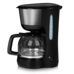 Tower 10 Cup Filter Coffee Maker with Anti-Drip Feature, 1.25 L - Black