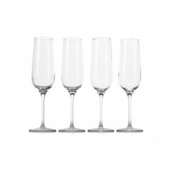 Oberglas Exquisite Series Champagne Flutes, 175ml, Set of 4 Glasses, Gift Boxed