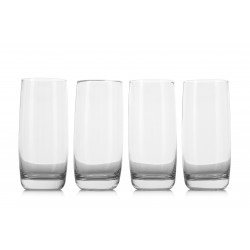 Oberglas Longdrink Glasses, 390ml, Set of 4 Glasses ( Made in Germany)